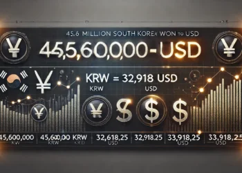 45.6 Million Won to USD