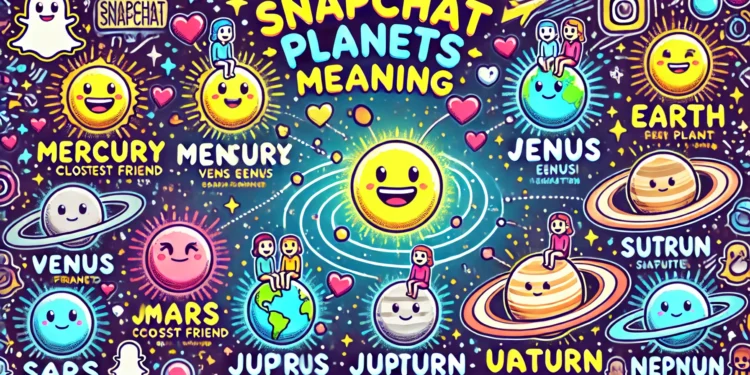snapchat planets meaning