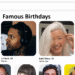 Famous Birthdays