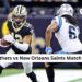 Carolina Panthers vs New Orleans Saints Match Player Stats