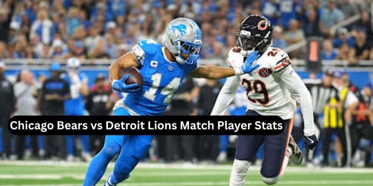 Chicago Bears vs Detroit Lions Match Player Stats