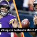 Minnesota Vikings vs Seahawks Match Player Stats