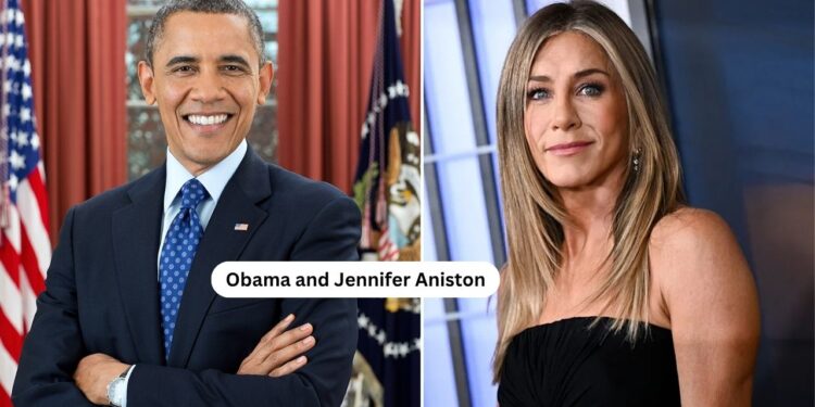 Obama and Jennifer Aniston