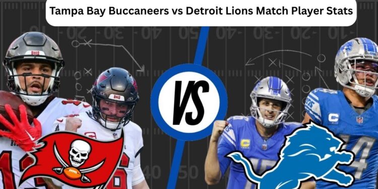 Tampa Bay Buccaneers vs Detroit Lions Match Player Stats