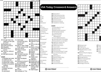 USA Today Crossword Answers