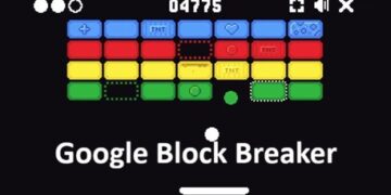 Google Block Breaker